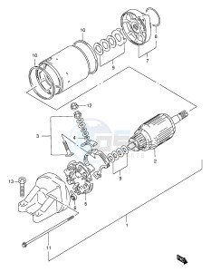 GSF1200 (E2) Bandit drawing STARTING MOTOR