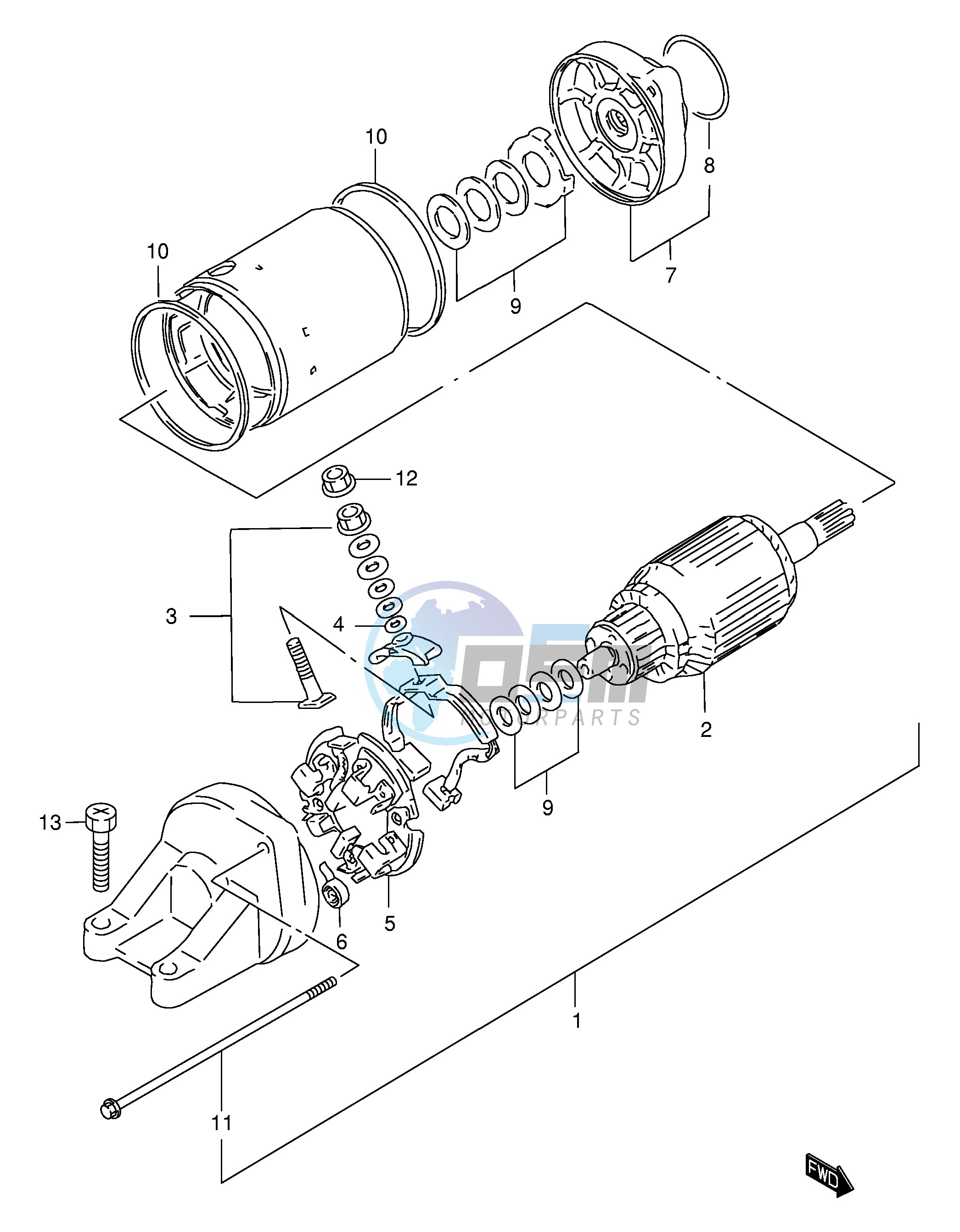 STARTING MOTOR