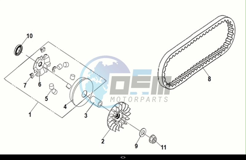 MOVABLE DRIVE FACE ASSY