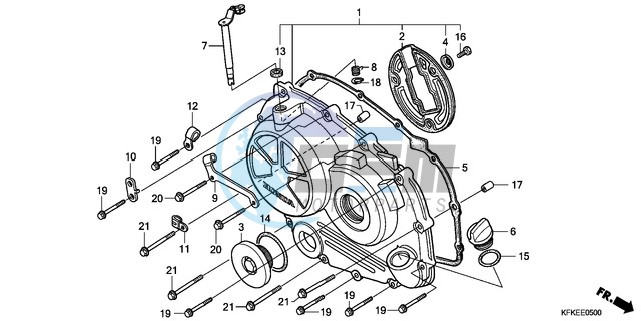 RIGHT CRANKCASE COVER