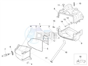 ZIP 50 4T NOABS E4 (EMEA) drawing Cylinder head cover