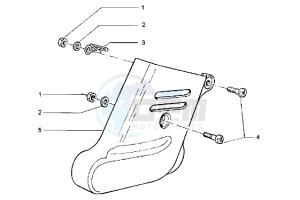 Hexagon 250 GT drawing Front Shock absorber cover