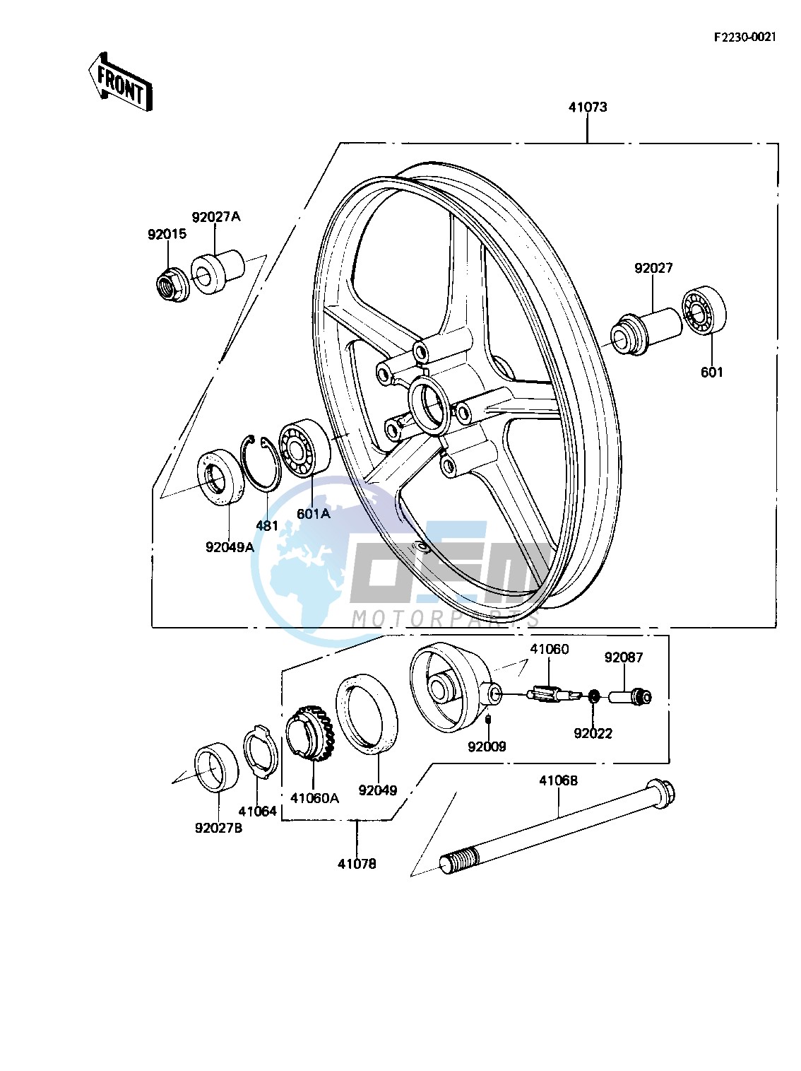 FRONT WHEEL_HUB