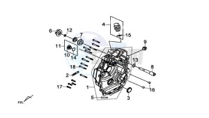 MAXSYM 600 I ABS EXECUTIVE (LX60A3-EU) (E4) (L7-M0) drawing R. CRANK CASE COVER