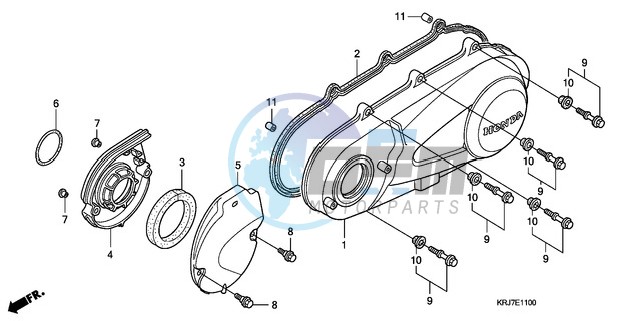 LEFT CRANKCASE COVER