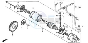 NSS250 drawing STARTING MOTOR