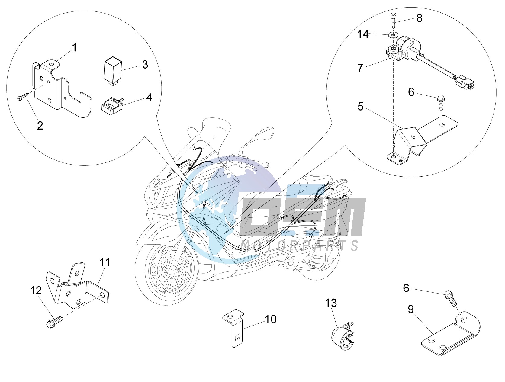 Electrical system components