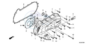 NSC110MPDC drawing LEFT SIDE COVER