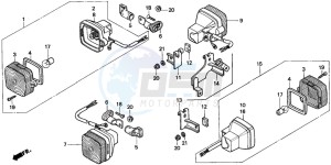 CG125 drawing WINKER