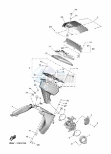 YZ450F (B2W2) drawing INTAKE