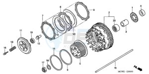 VFR8009 Ireland - (EK / MME TWO) drawing CLUTCH