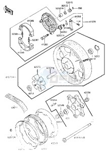 EN 450 A [454 LTD] (A1-A5) [454 LTD] drawing REAR WHEEL_CHAIN