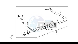 GTS 300I ABS (LN30W9-EU) (L7-M0) drawing BREATHER CHAMBER / GTS 300I ABS (LN30W9-EU) (L7-M0)