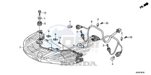 SH125AE SH125A UK - (E) drawing REAR COMBINATION LIGHT