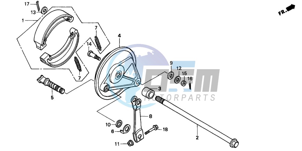 REAR BRAKE PANEL