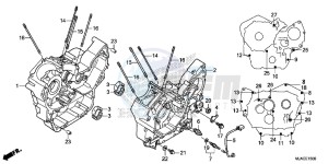 VT750CSE Shadow - VT750CS-E UK - (E) drawing CRANKCASE (VT750CS/ C2B/ C2S/ C)