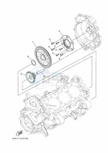 YXZ1000ET YXZ1000R SS (BASU) drawing STARTER CLUTCH