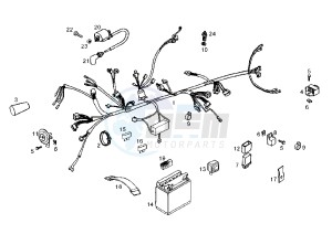 SENDA R EURO 2 - 125 drawing WIRING HARNESS