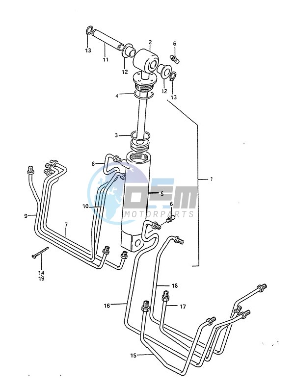 Tilt Cylinder (1988 to 1994)