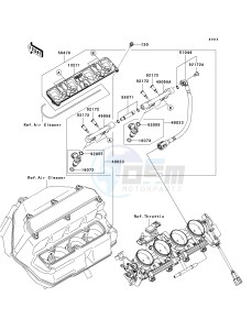 ZX 600 N [ZX-6RR] (N1) N1 drawing TOP FEED INJECTER