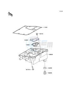 VERSYS KLE650B9F GB XX (EU ME A(FRICA) drawing Oil Pan