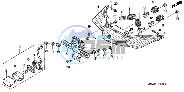 REAR COMBINATION LIGHT (U)