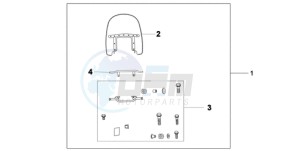 VT750C9 E / KMH drawing CUSTOM WINDSHIELD