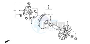 SH125S drawing DRIVE FACE