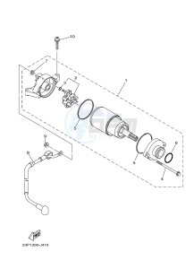 XT1200Z (2BS1 2BS2) drawing STARTING MOTOR