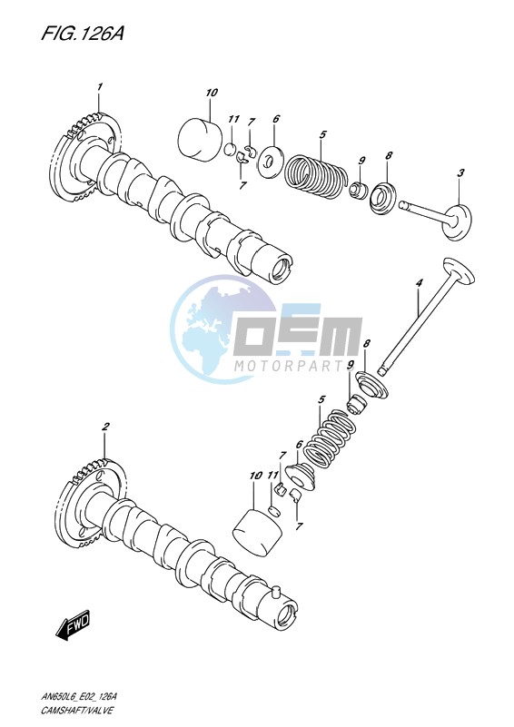 CAMSHAFT, VALVE