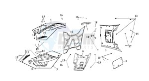 SHARK 50 E2 drawing FOOTREST