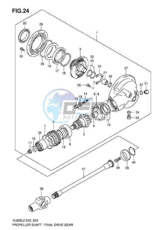 PROPELLER SHAFT_FINAL DRIVE GEAR