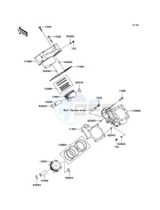 KVF750 4x4 KVF750A7F EU GB drawing Cylinder/Piston(s)