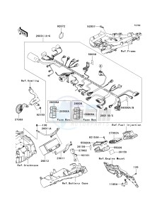 ZR 1000 B [Z1000 EUROPEAN] (B7F-B9F) B7F drawing CHASSIS ELECTRICAL EQUIPMENT