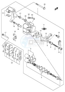 AN650 (E2) Burgman drawing REAR CALIPER