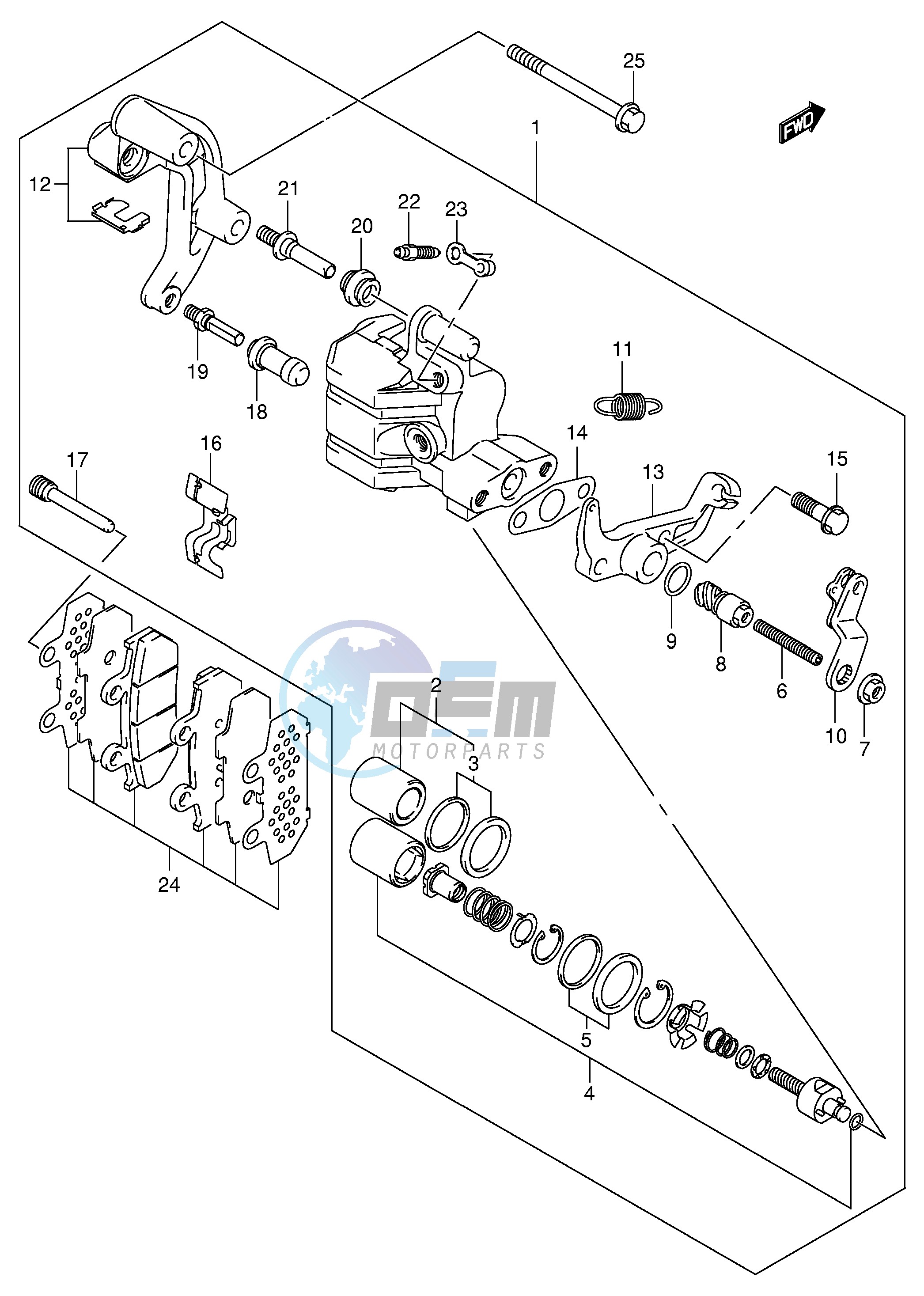 REAR CALIPER