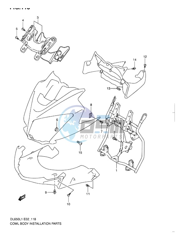 COWL BODY INSTALLATION PARTS