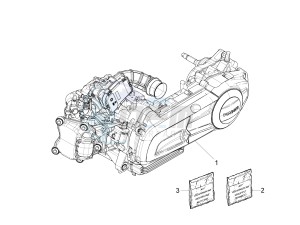 GTV 300 SEI GIORNI IE E4 ABS (NAFTA) drawing Engine, assembly