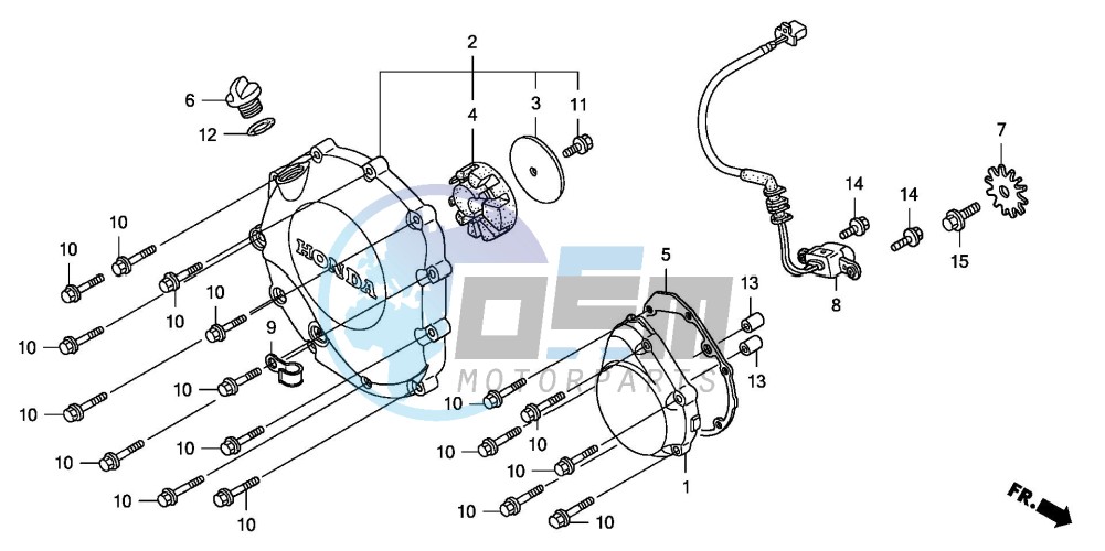 RIGHT CRANKCASE COVER