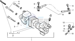 Zulu 50 drawing Front brake