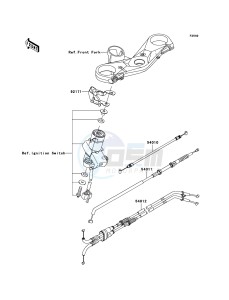 NINJA ZX-10R ZX1000E8F FR GB XX (EU ME A(FRICA) drawing Cables