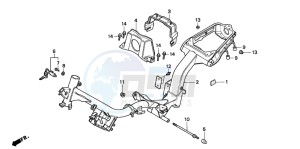 PK50M WALLAROO drawing FRAME BODY