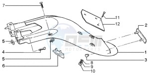 Liberty 50 ptt drawing Rear mudguard