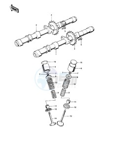 Z1 A [Z1-Z1A] 900 drawing CAMSHAFTS_VALVES