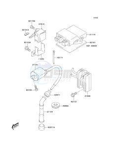 KLX 400 A [KLX400SR KLX400R] (A1-A2 A2 CAN ONLY) [KLX400SR KLX400R] drawing IGNITION SYSTEM