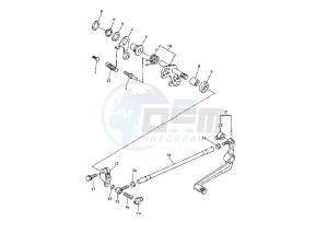 YZF R1 1000 drawing SHIFT SHAFT MY98