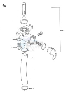 RM125 (E28) drawing FUEL COCK