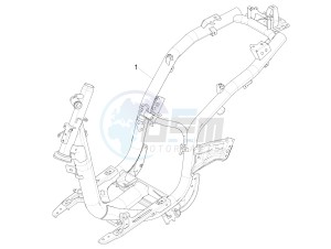 Liberty 50 iGet 4T 3V (EMEA) drawing Frame/bodywork