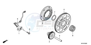 NSA700A9 KO / MME drawing PULSE GENERATOR/STARTING CLUTCH