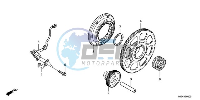 PULSE GENERATOR/STARTING CLUTCH